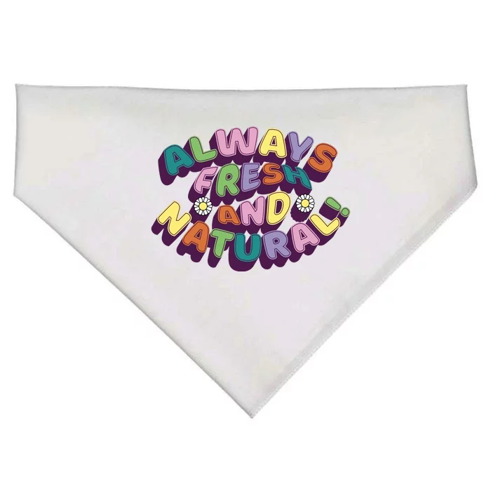 Always Fresh And Natural Colorful USA-Made Doggie Bandana