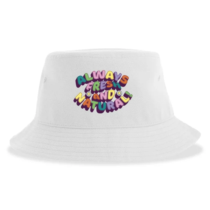 Always Fresh And Natural Colorful Sustainable Bucket Hat