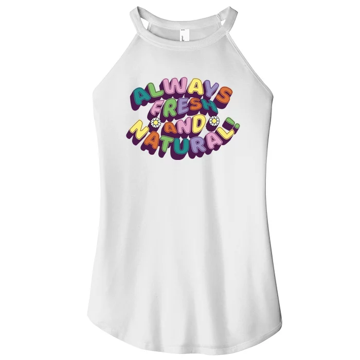 Always Fresh And Natural Colorful Women’s Perfect Tri Rocker Tank