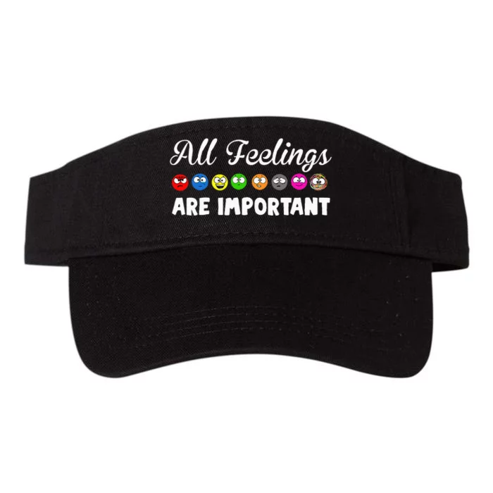 All Feelings Are Important Valucap Bio-Washed Visor