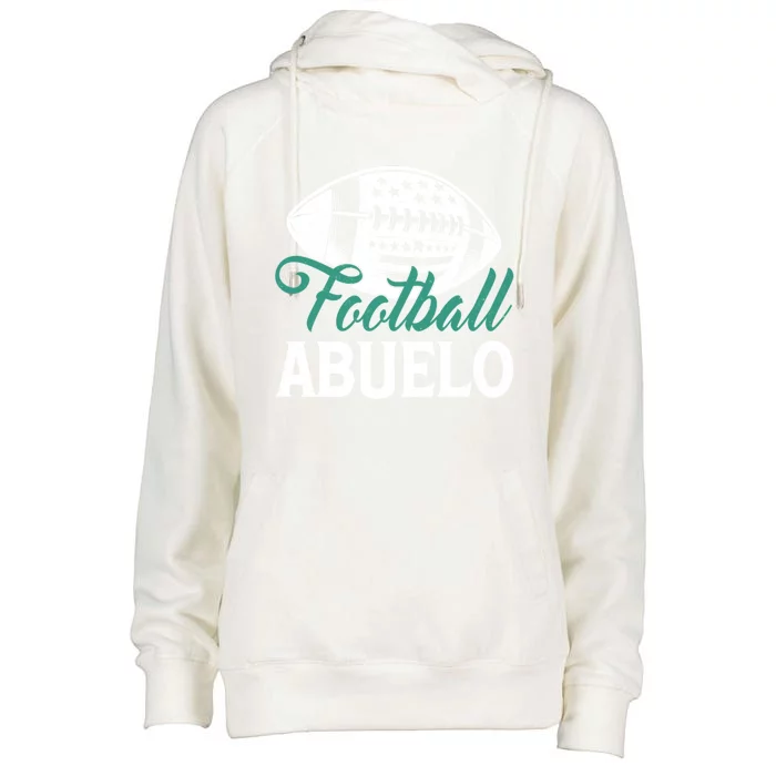 American Football Abuelo Happy FatherS Day Dad Grandpa Gift Womens Funnel Neck Pullover Hood