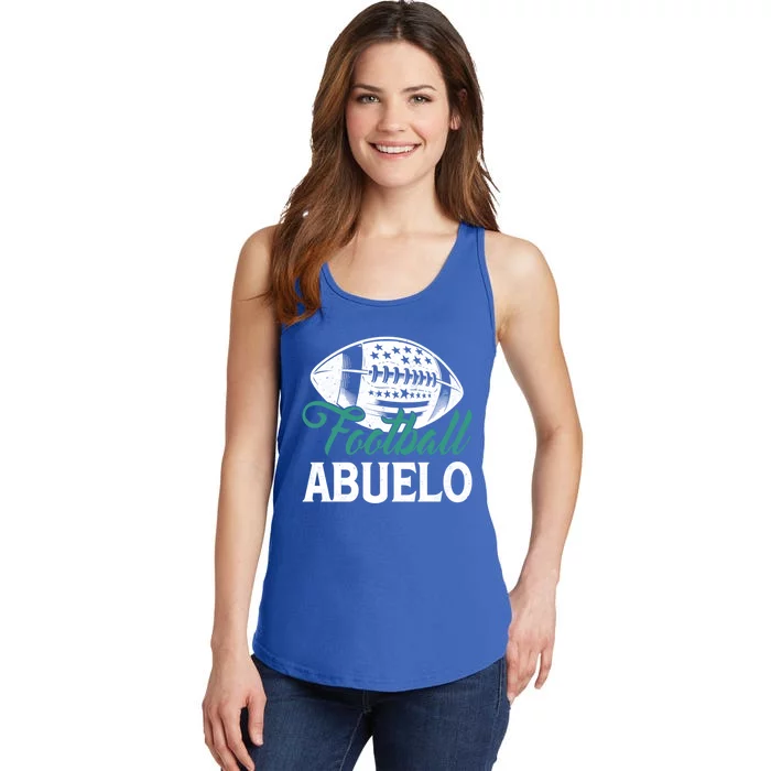 American Football Abuelo Happy FatherS Day Dad Grandpa Gift Ladies Essential Tank