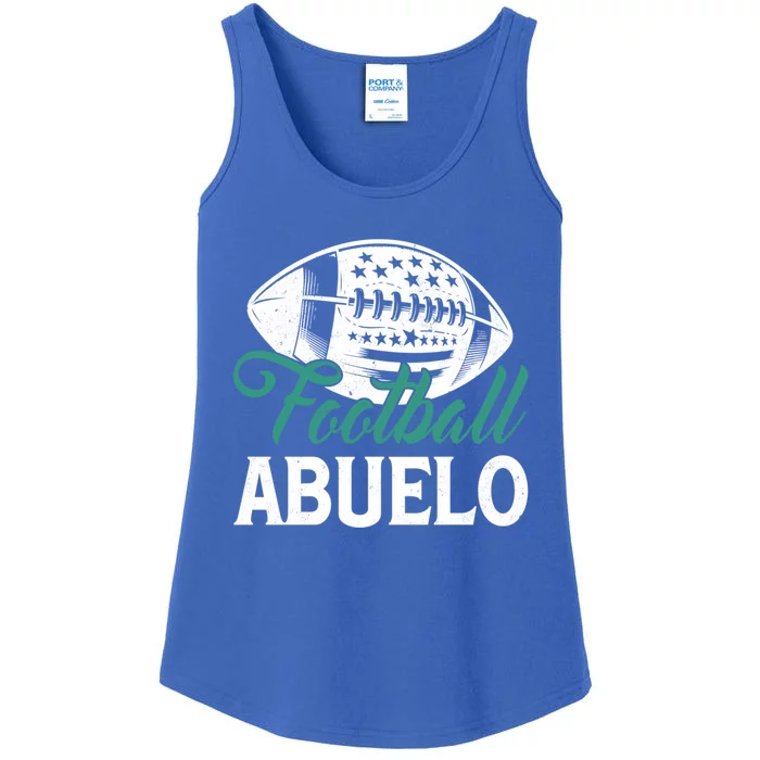 American Football Abuelo Happy FatherS Day Dad Grandpa Gift Ladies Essential Tank