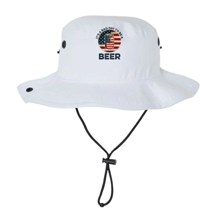 American Flag Beer Glass Its A B.A.D Day To Be A Beer Legacy Cool Fit Booney Bucket Hat