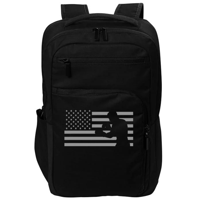 American Flag Boxer Boxing Impact Tech Backpack