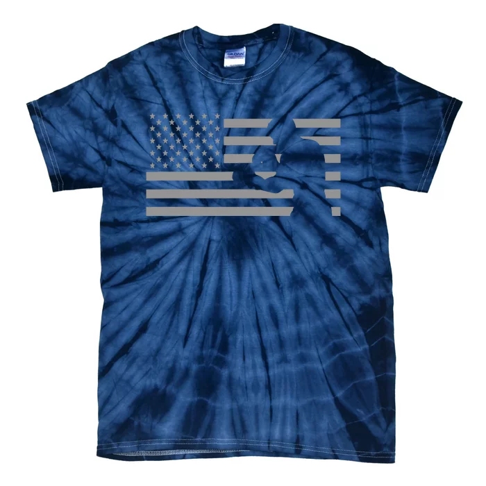 American Flag Boxer Boxing Tie-Dye T-Shirt