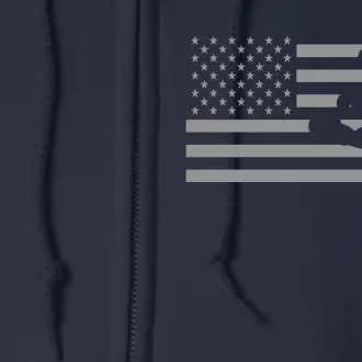 American Flag Boxer Boxing Full Zip Hoodie