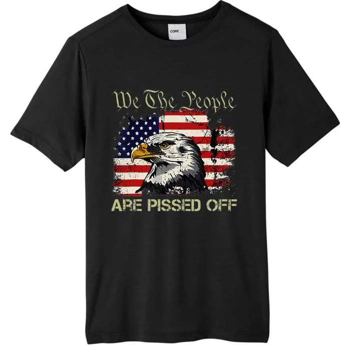 American Flag Bald Eagle We The People Are Pissed Off ChromaSoft Performance T-Shirt