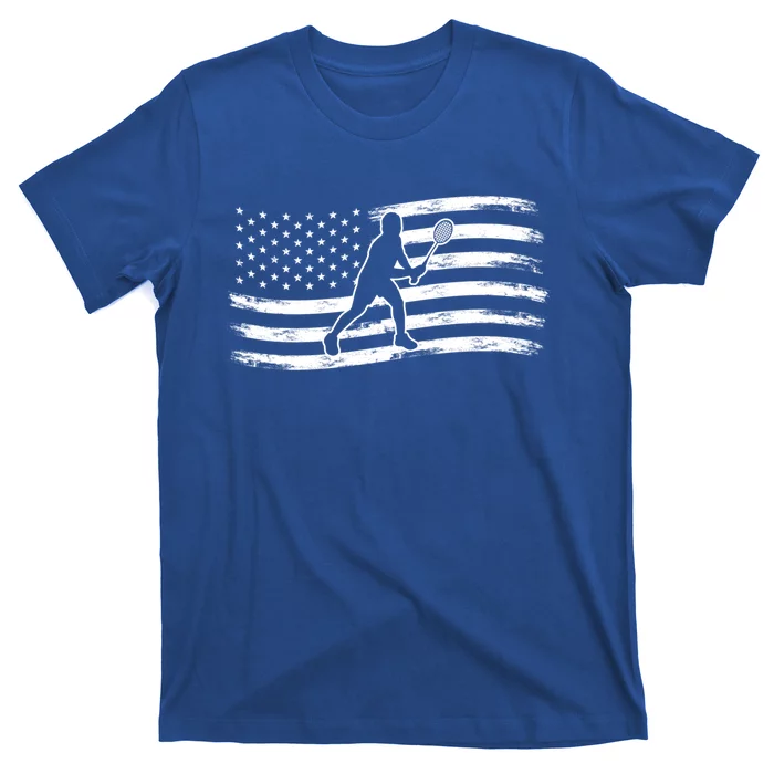 American Flag Badminton Gift T-Shirt