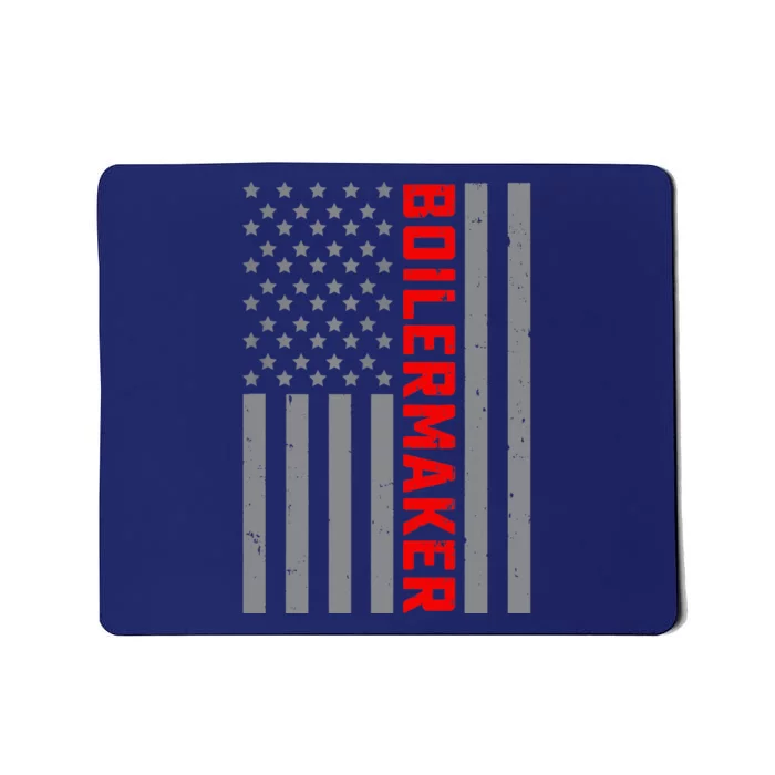 American Flag Boilermaker US Flag Vintage Tee For Dad Mousepad