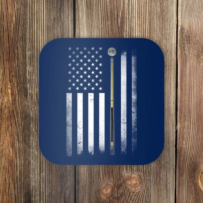 American Flag Billiards Pool Player Table Usa Us Gift Coaster