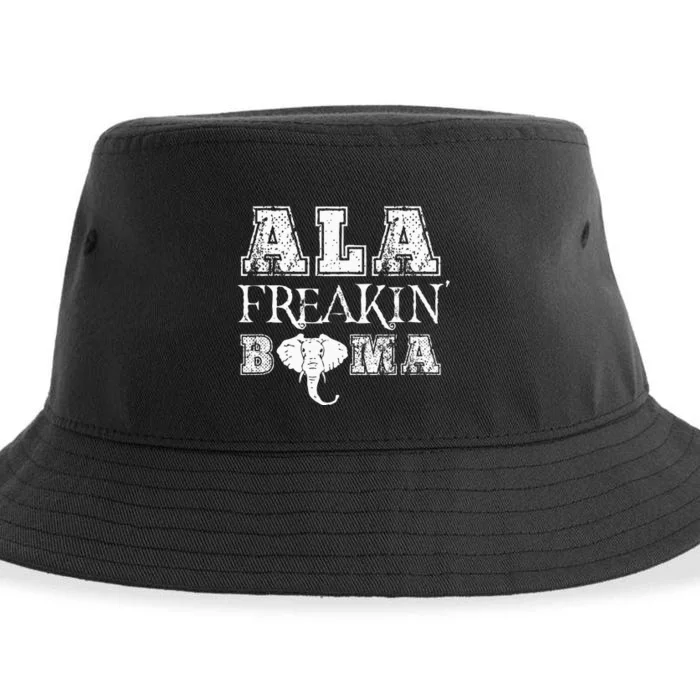 Ala Freakin Bama Alabama Sustainable Bucket Hat