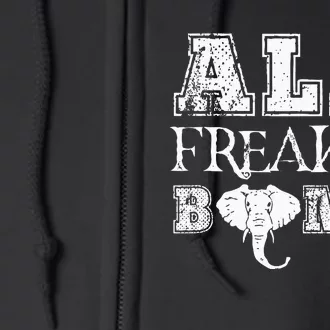 Ala Freakin Bama Alabama Full Zip Hoodie