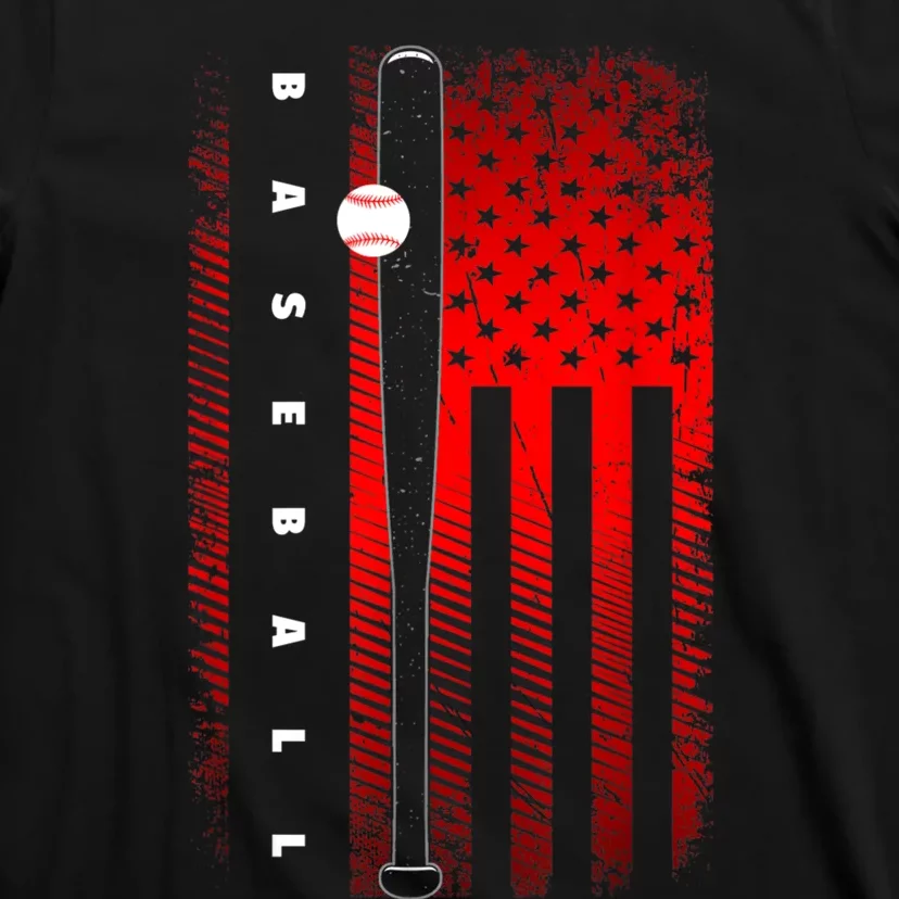 American Flag Baseball Apparel Baseball T-Shirt