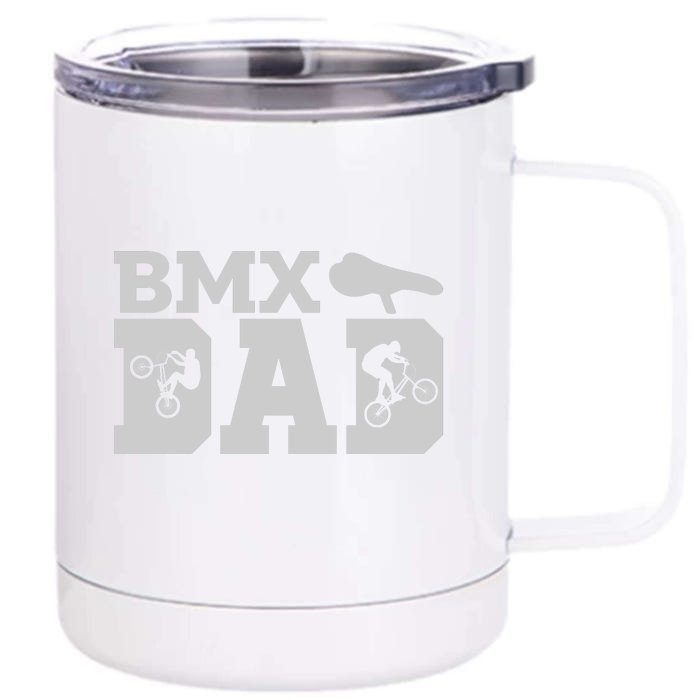 American Flag BMX Clothing BMX Rider Vintage BMX Gift Cycling Front & Back 12oz Stainless Steel Tumbler Cup