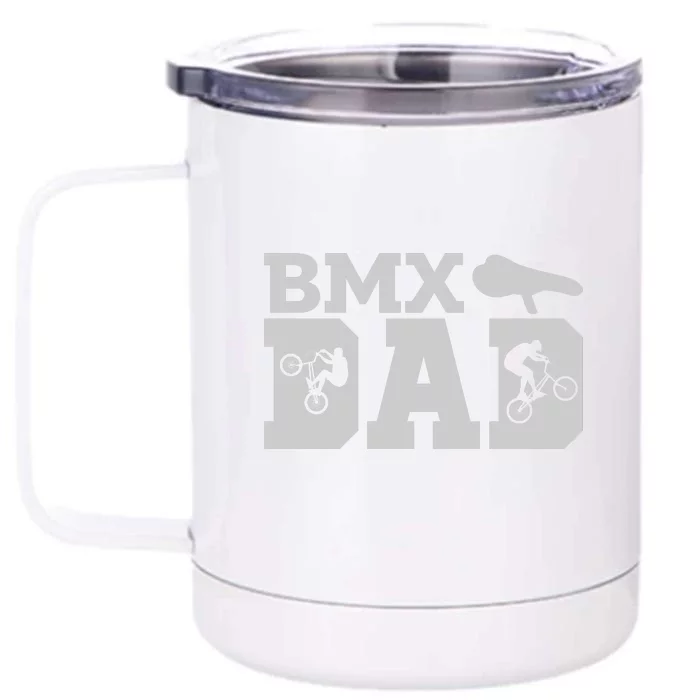 American Flag BMX Clothing BMX Rider Vintage BMX Gift Cycling Front & Back 12oz Stainless Steel Tumbler Cup