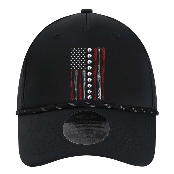 American Flag Baseball Red White Blue 4th Of July Performance The Dyno Cap