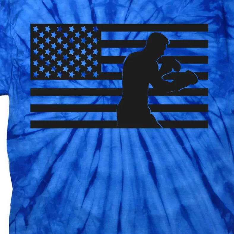 American Flag Boxing Boxer Boxing Great Gift Tie-Dye T-Shirt