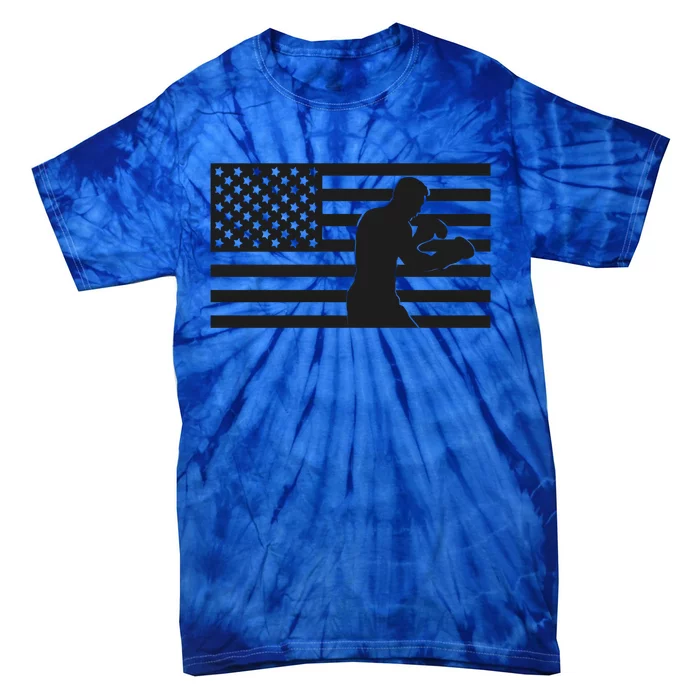 American Flag Boxing Boxer Boxing Great Gift Tie-Dye T-Shirt