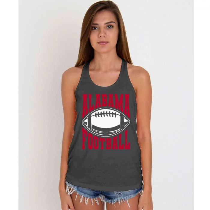 Alabama Football Bama Alabama Love Home State Women's Knotted Racerback Tank