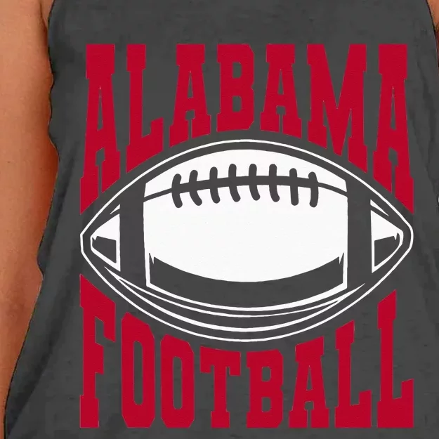 Alabama Football Bama Alabama Love Home State Women's Knotted Racerback Tank