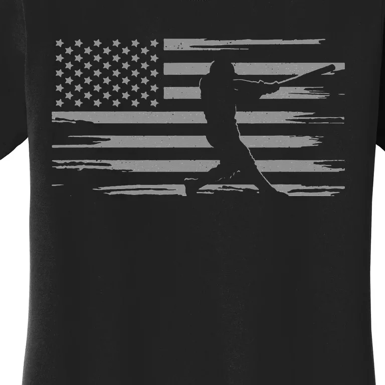 American Flag Baseball Apparel Baseball Women's T-Shirt