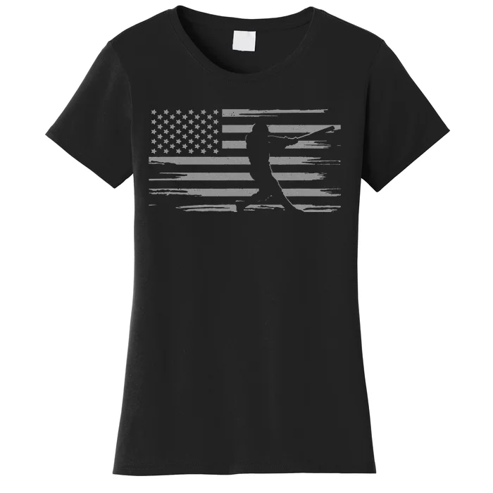 American Flag Baseball Apparel Baseball Women's T-Shirt