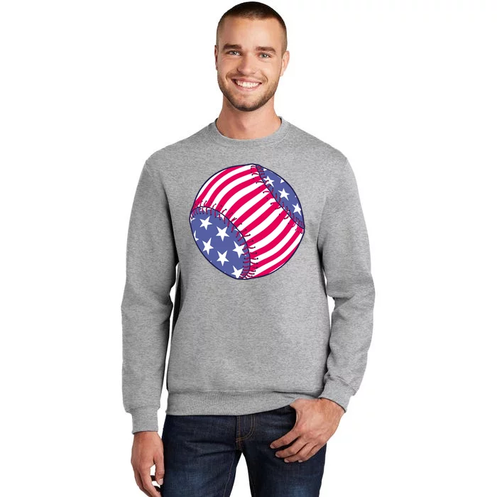 American Flag Baseball Lover Sweatshirt