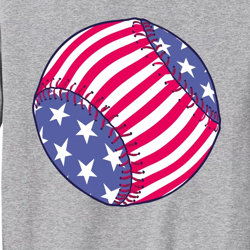 American Flag Baseball Lover Sweatshirt