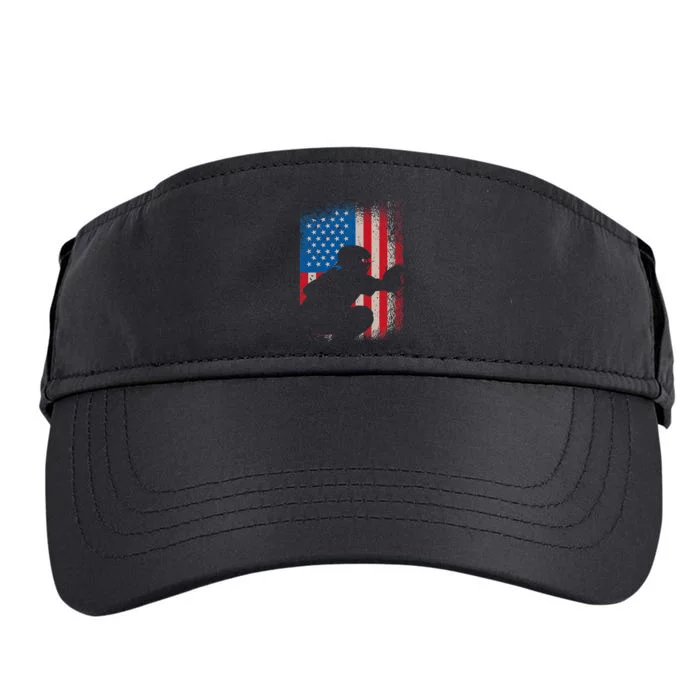 American flag baseball catcher design USA flag baseball Adult Drive Performance Visor