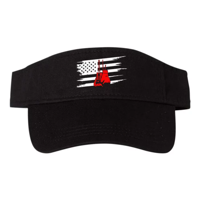 American Flag Boxing Apparel Boxing Valucap Bio-Washed Visor