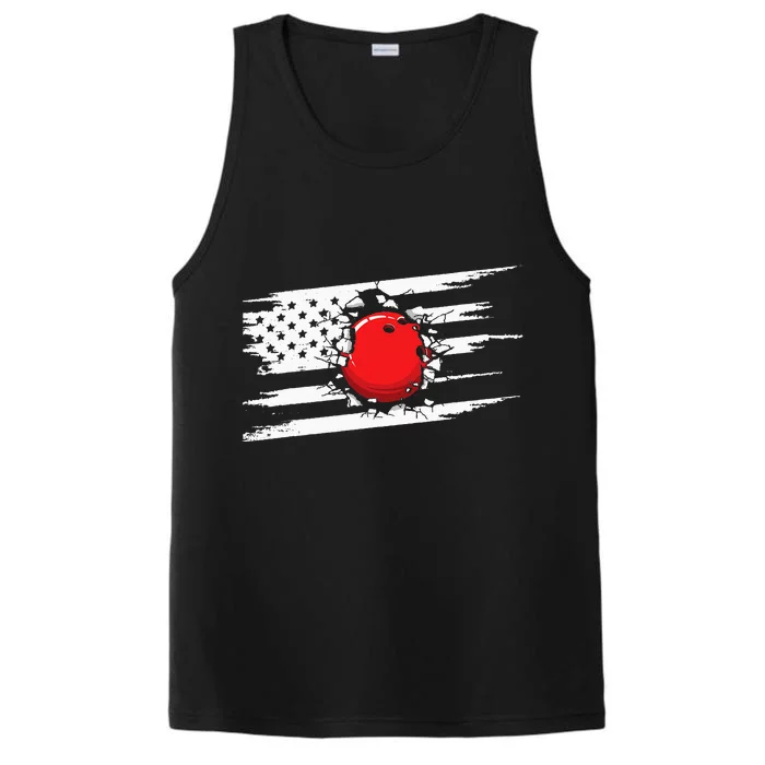 American Flag Bowling  Bowling Performance Tank