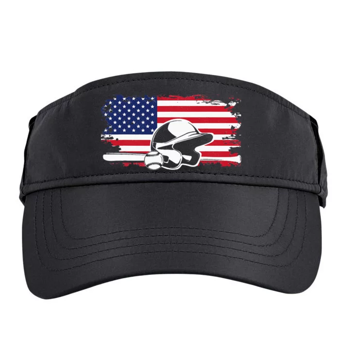 American Flag Baseball Clothing Baseball Adult Drive Performance Visor