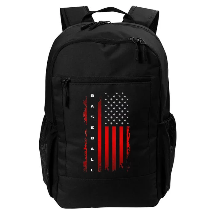 American Flag Baseball Apparel Baseball Daily Commute Backpack