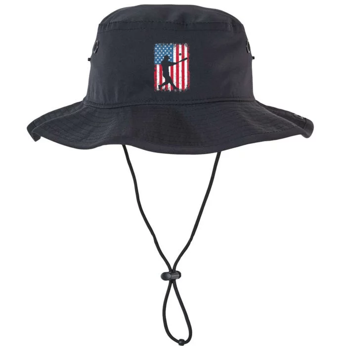 American Flag Baseball Team Gift For Men Women Legacy Cool Fit Booney Bucket Hat