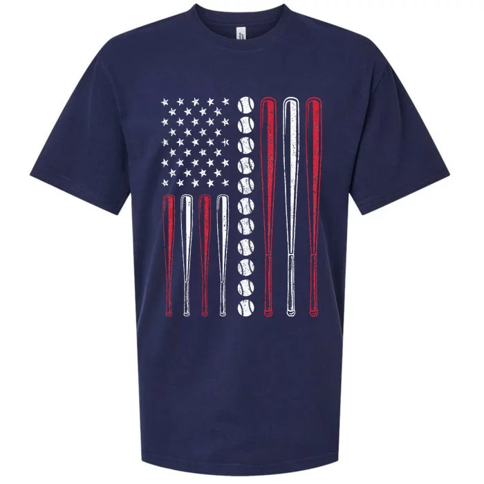 American Flag Baseball Team Gift For Men Women Sueded Cloud Jersey T-Shirt