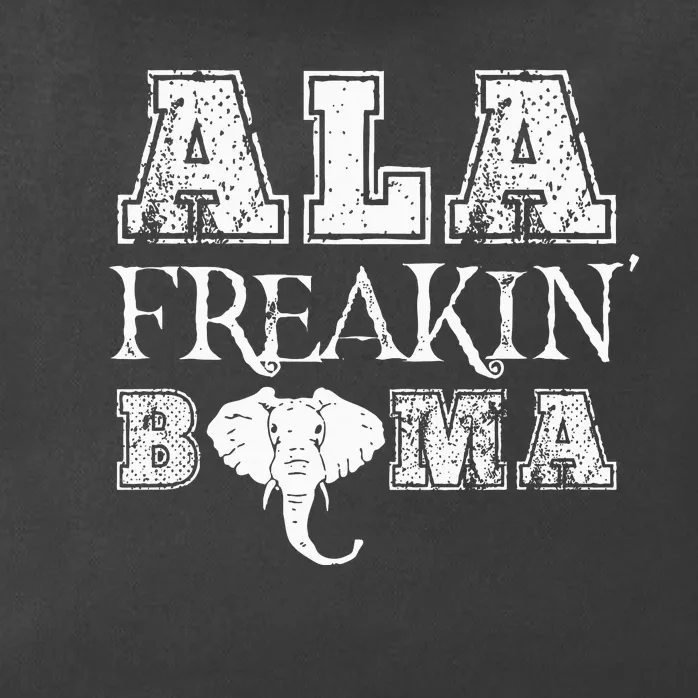 Ala Freakin Bama Alabama Zip Tote Bag