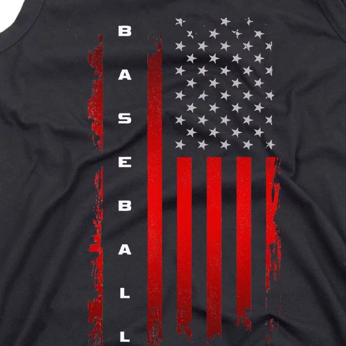 American Flag Baseball Apparel Baseball Tank Top