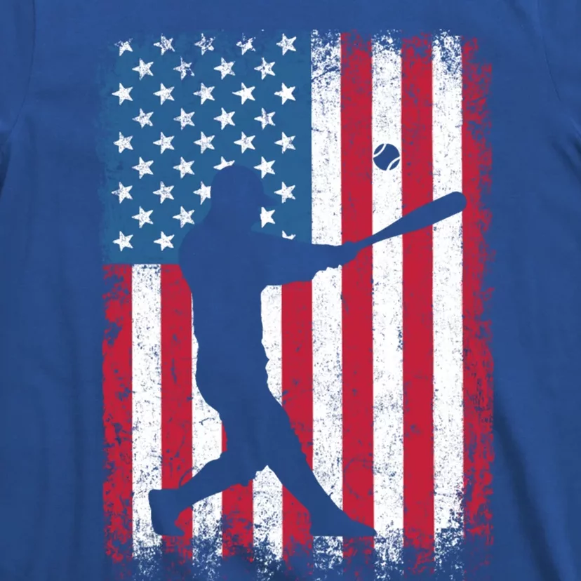 American Flag Baseball Team Gift Gift T-Shirt