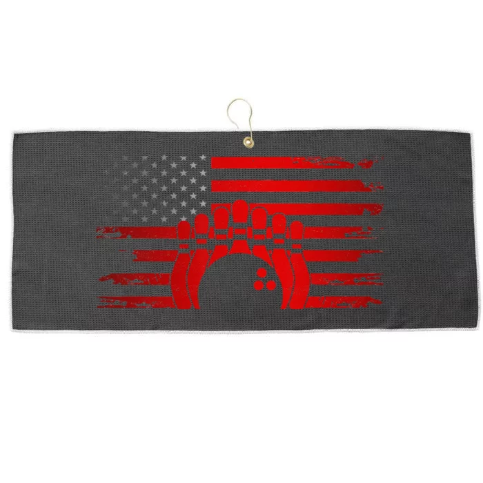 American Flag Bowling Apparel Bowling Large Microfiber Waffle Golf Towel