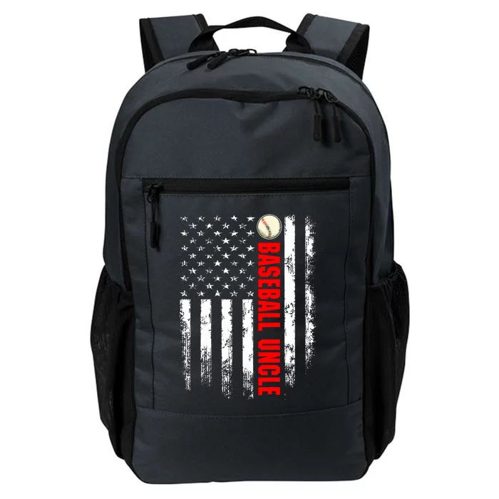 American Flag Baseball Uncle Backside Daily Commute Backpack