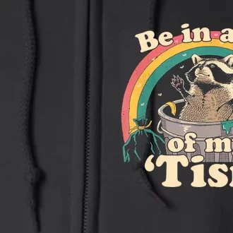 Autism Funny Be In Awe Of My Tism Meme Autistic Raccoon Full Zip Hoodie