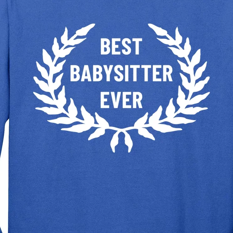 Award For Best Sitter Gift Tall Long Sleeve T-Shirt