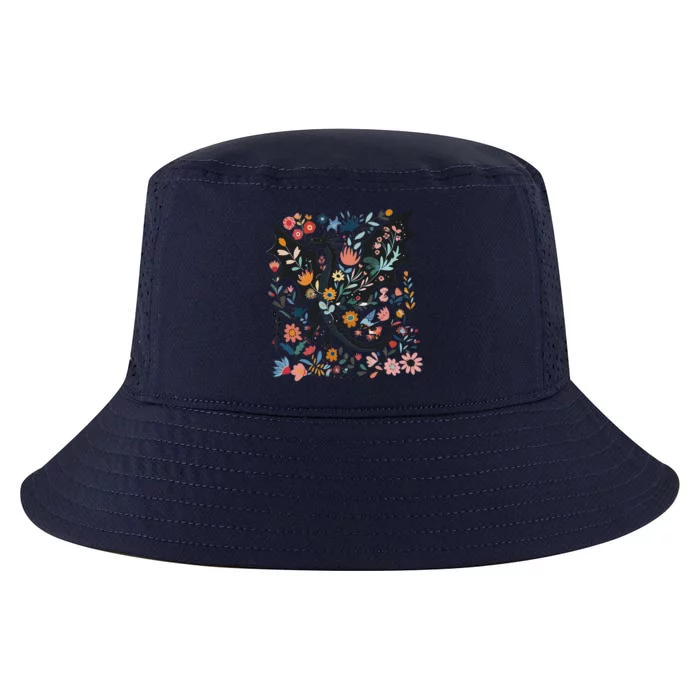 Abraxos Fantasy Bookish Floral Abraxos Cool Comfort Performance Bucket Hat