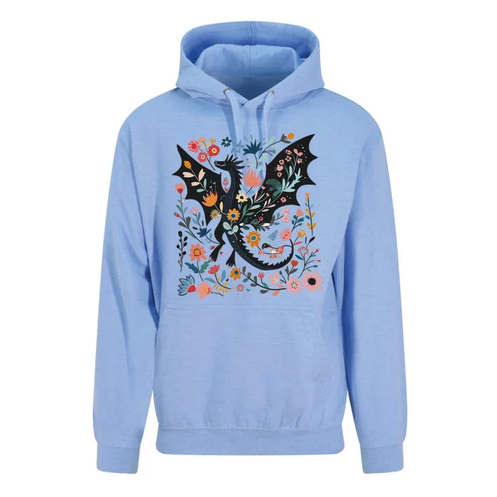 Abraxos Fantasy Bookish Floral Abraxos Unisex Surf Hoodie