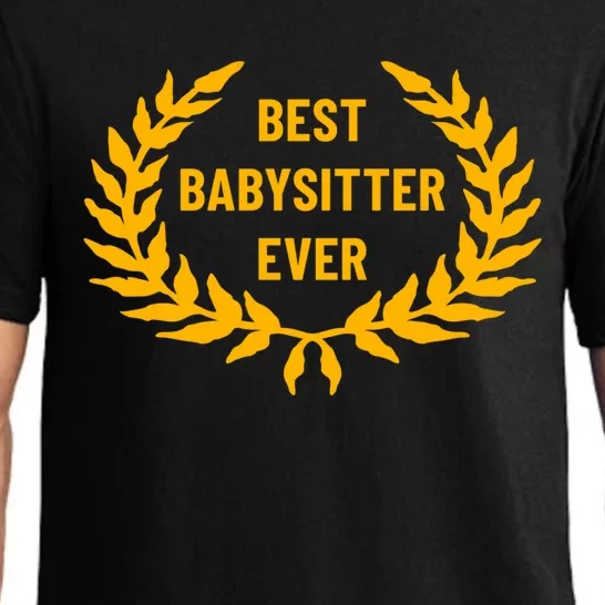 Award For Best Sitter Cool Gift Pajama Set