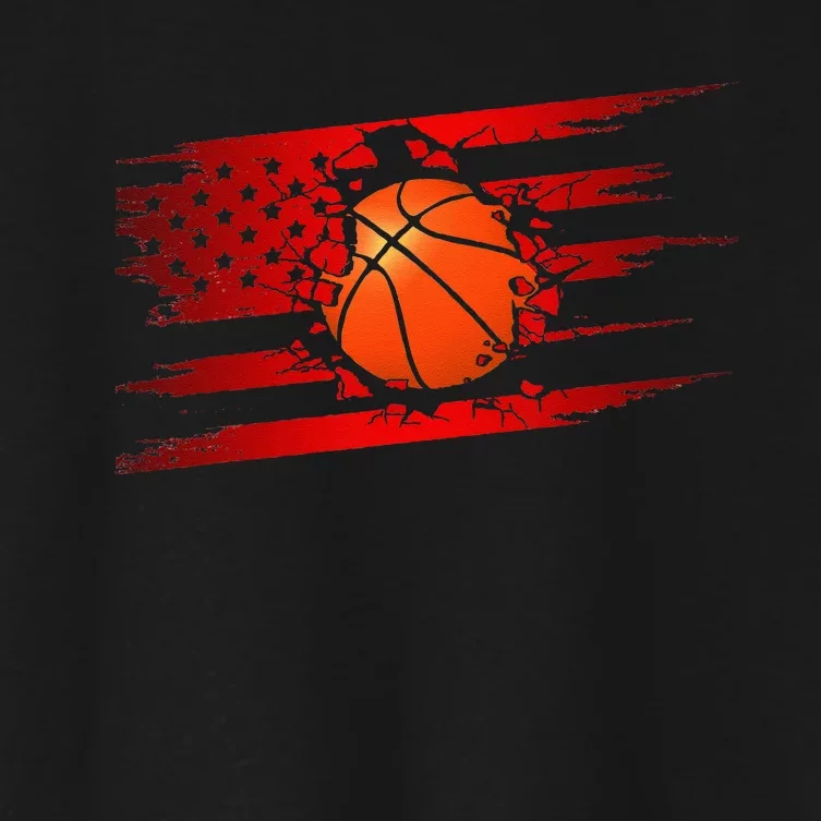 American Flag Basketball Apparel Basketball Women's Crop Top Tee