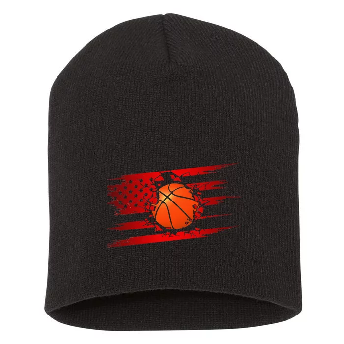 American Flag Basketball Apparel Basketball Short Acrylic Beanie