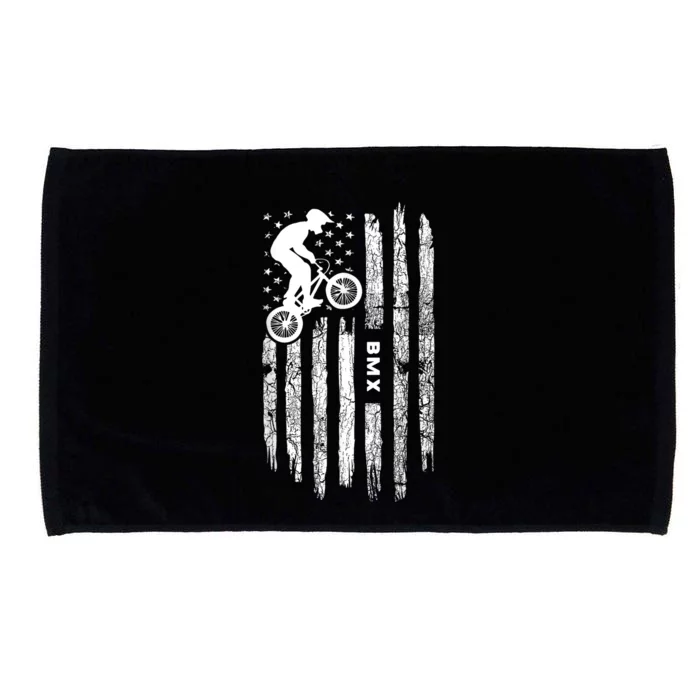 American Flag BMX Clothing BMX Rider Vintage BMX Microfiber Hand Towel