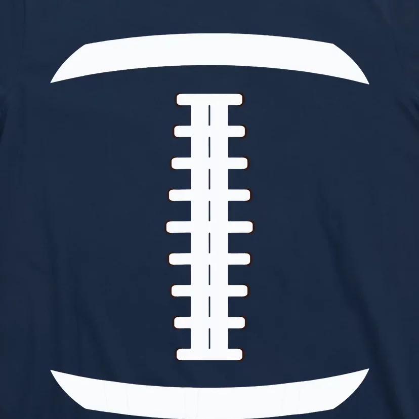 American Football Ball Costume Lace Up Thanksgiving Football T-Shirt